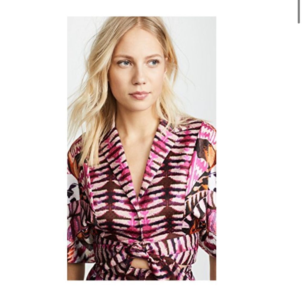 Temperley London Spring/Summer 2018 Collection Amaryllis Garden Leaf Blouse - Picture 14 of 16